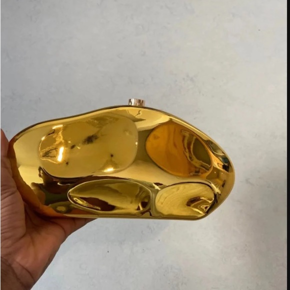 HIGH QUALITY Vintage Gold Evening clutch wedding bag. FREE SHIPPING!! - Picture 7 of 17